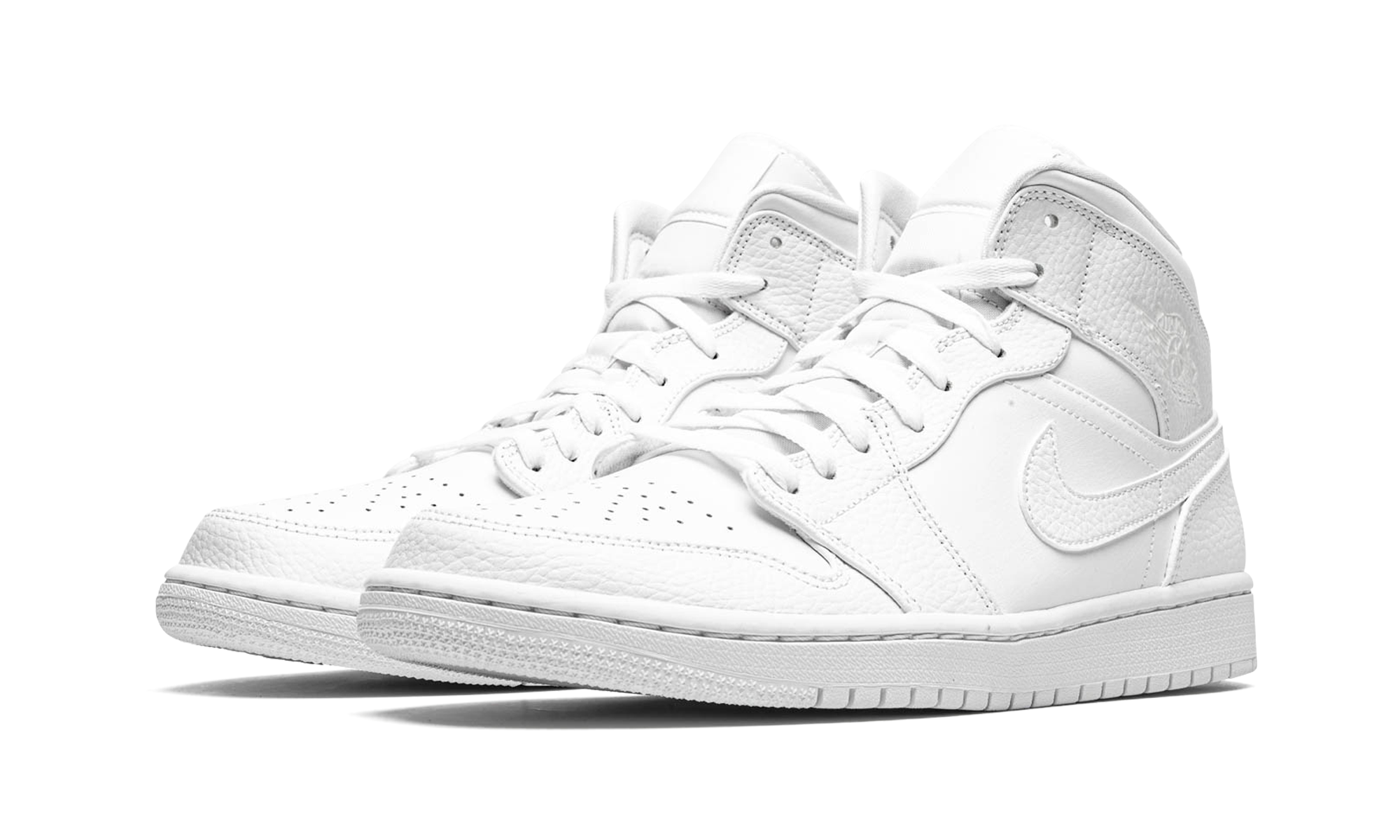 Air Jordan 1 Mid Triple White 2.0 (2020) - resellguru.app