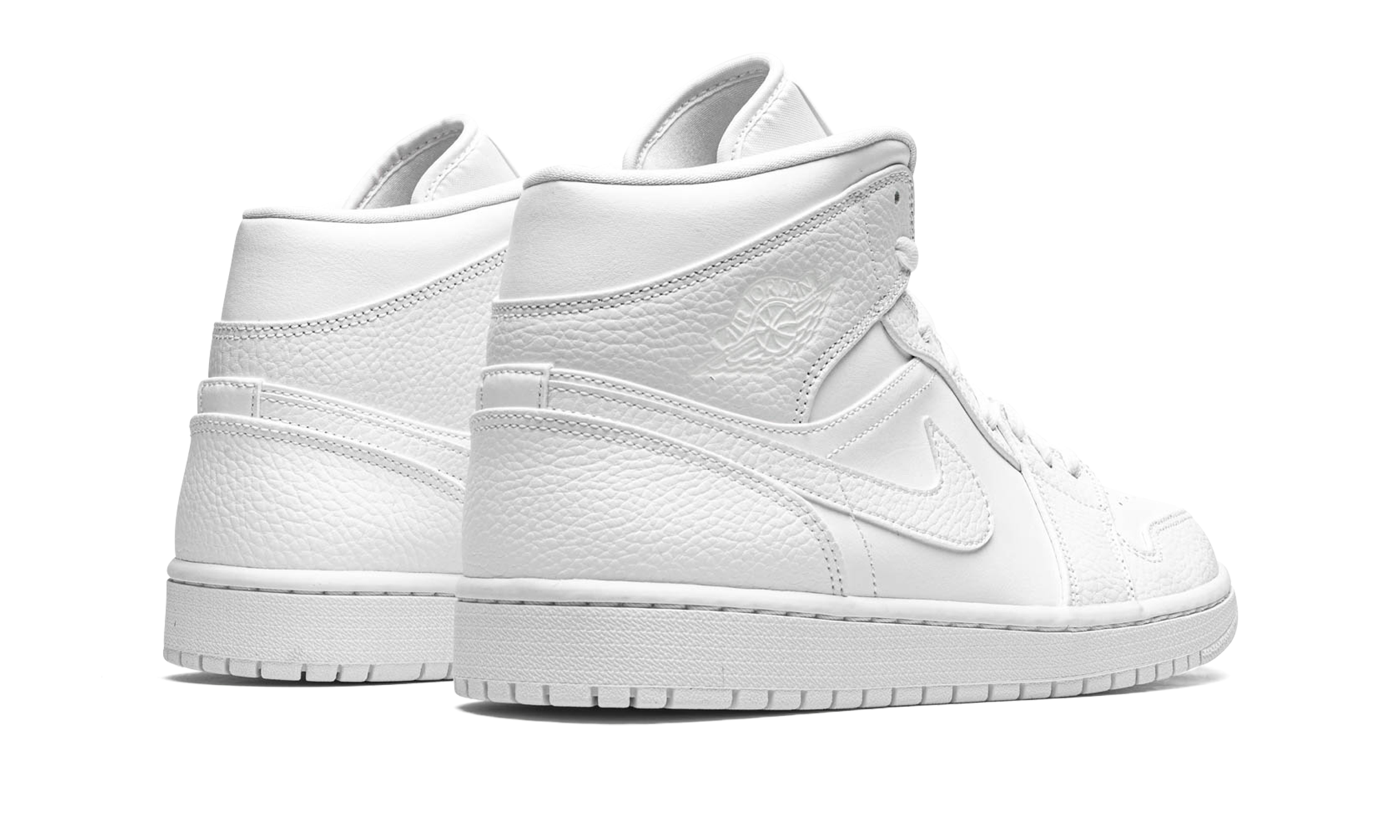 Air Jordan 1 Mid Triple White 2.0 (2020) - resellguru.app