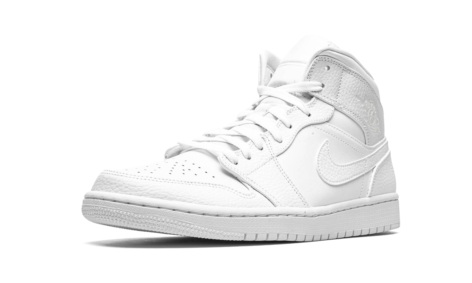 Air Jordan 1 Mid Triple White 2.0 (2020) - resellguru.app