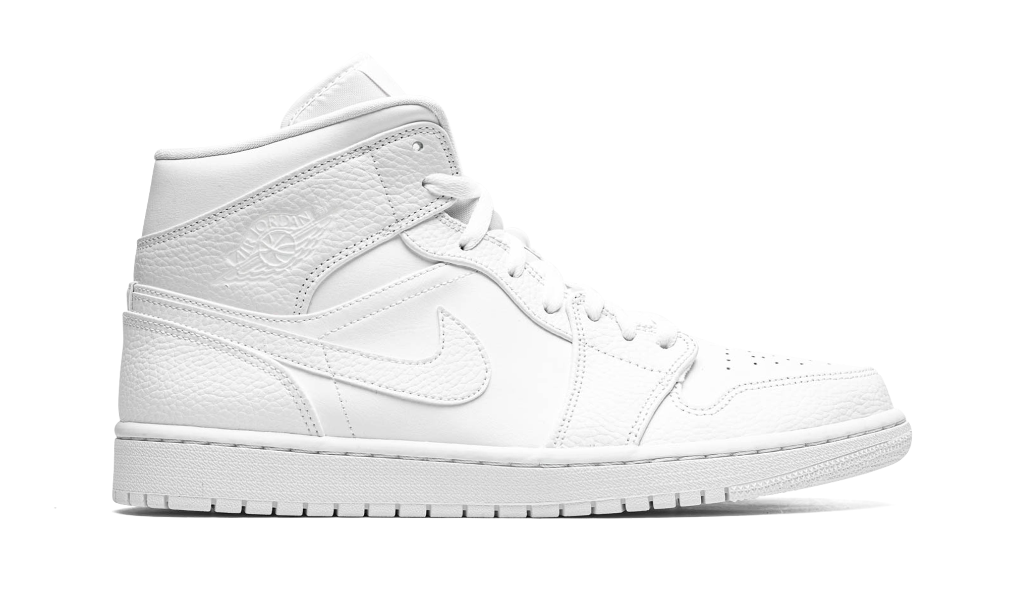 Air Jordan 1 Mid Triple White 2.0 (2020) - resellguru.app