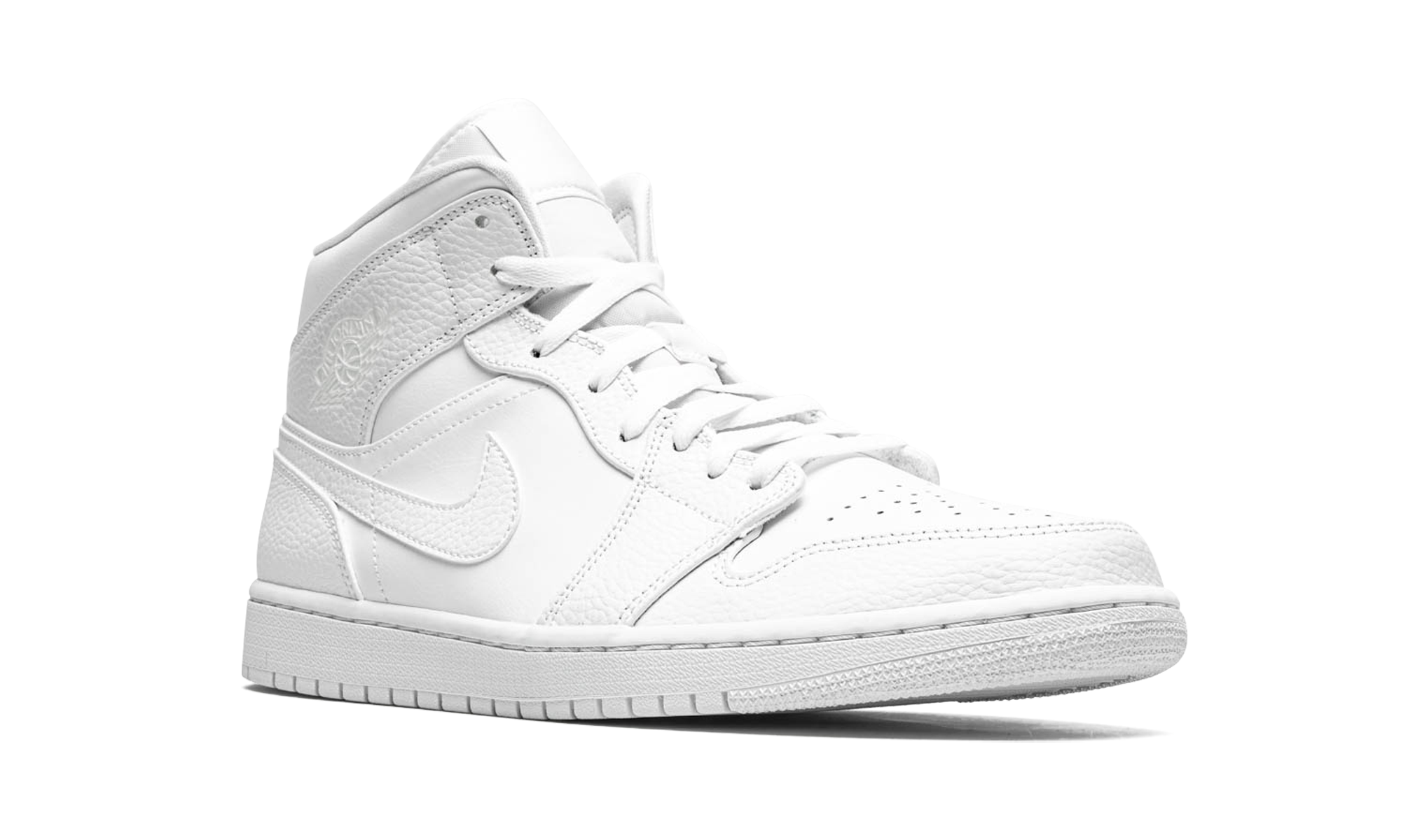Air Jordan 1 Mid Triple White 2.0 (2020) - resellguru.app