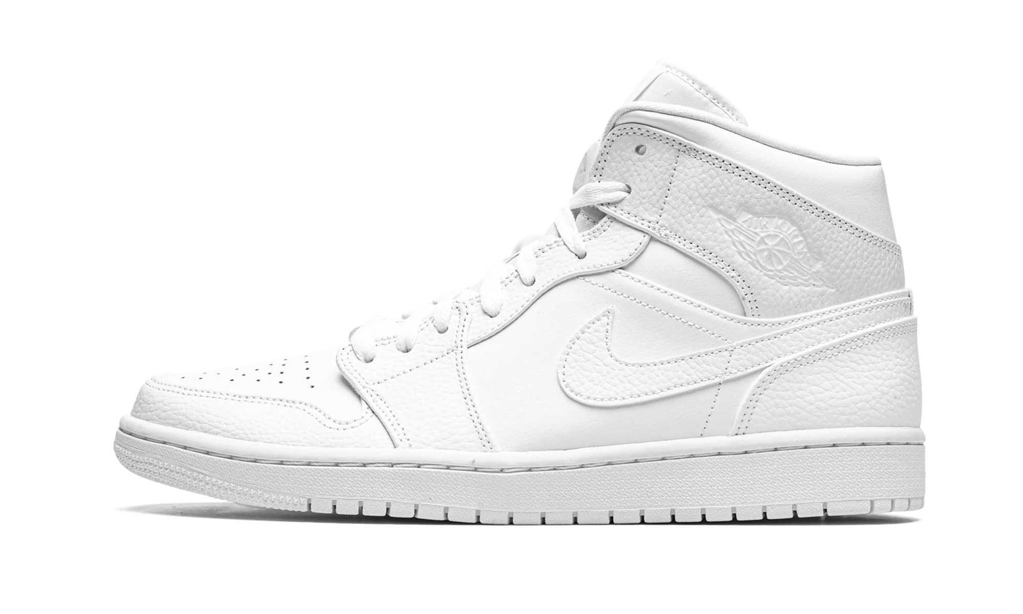 Air Jordan 1 Mid Triple White 2.0 (2020) - resellguru.app