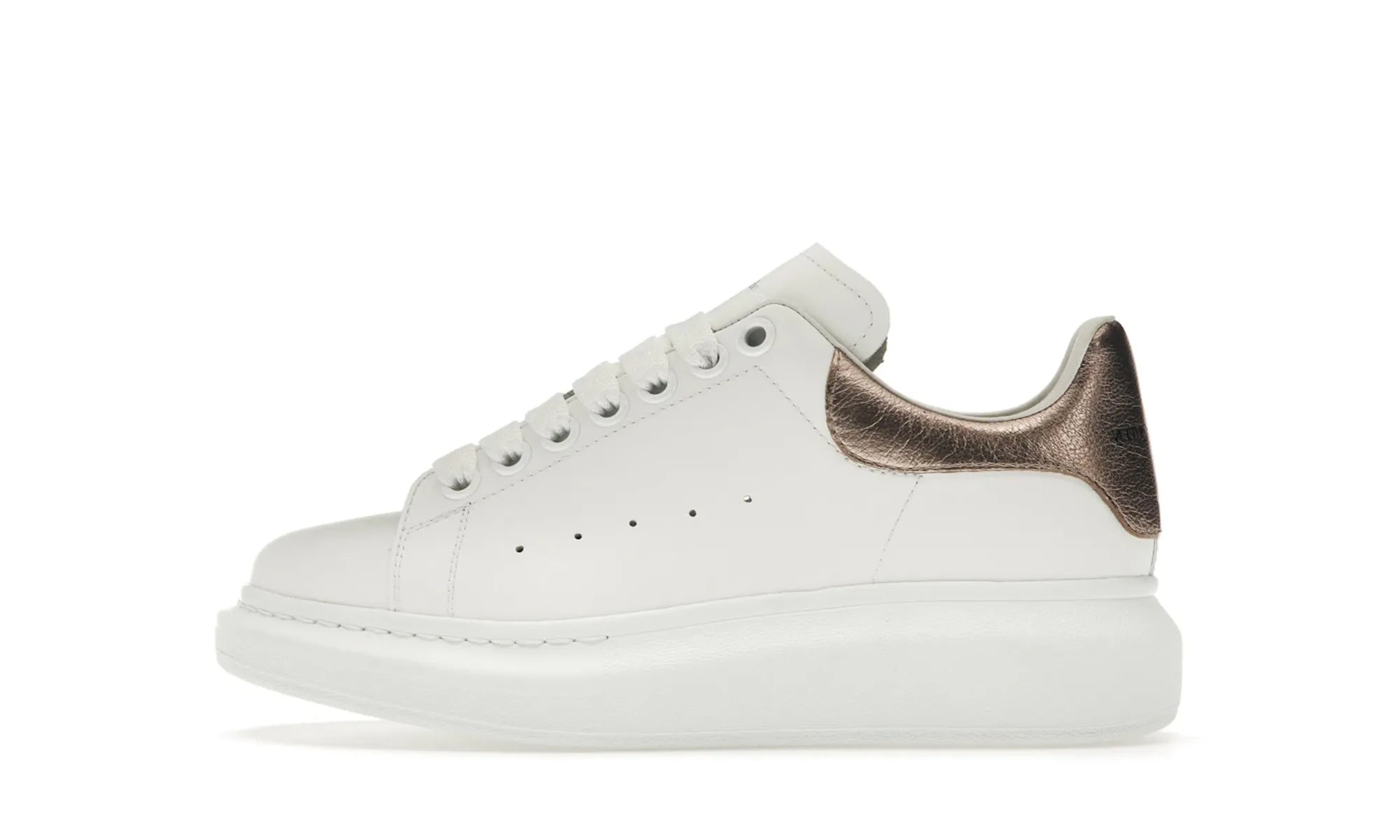 Alexander McQueen Oversized White Rose Gold - resellguru.app