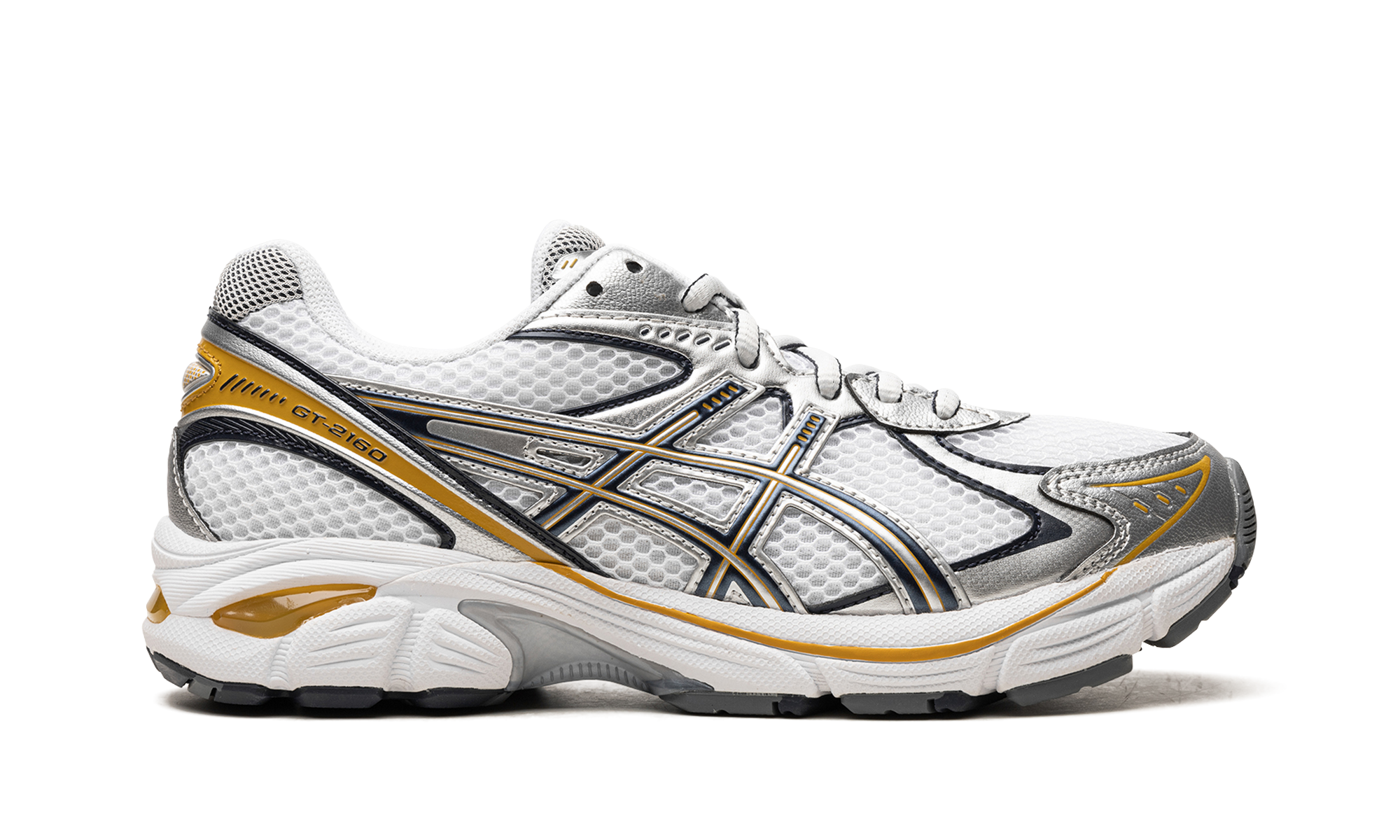 ASICS GT-2160 White Pure Silver Gold - resellguru.app