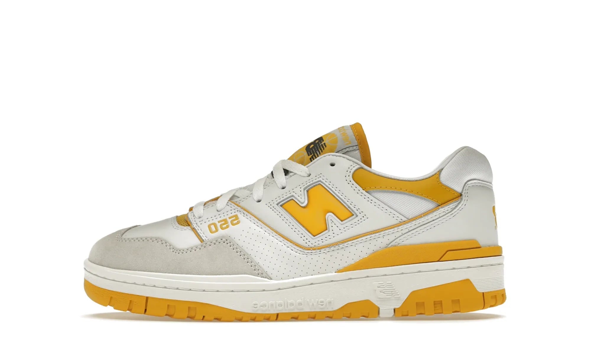 New Balance 550 Sea Salt Varsity Gold - resellguru.app