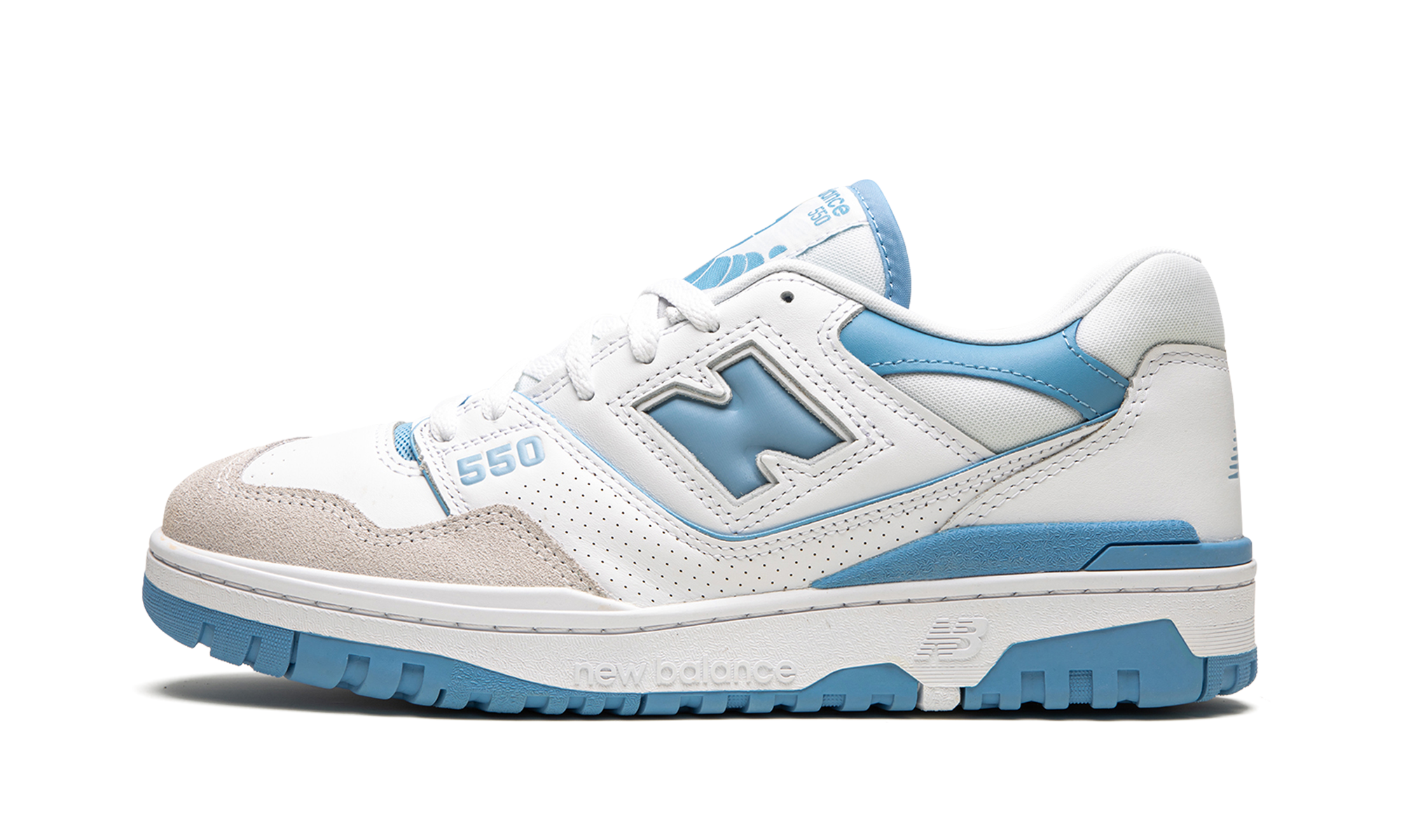 New Balance 550 White Blue Haze Rain Cloud - resellguru.app