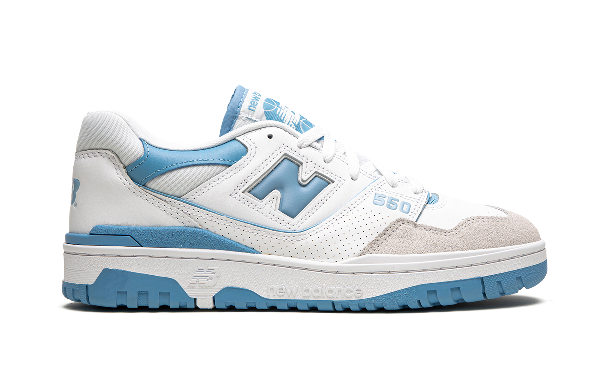 New Balance 550 White Blue Haze Rain Cloud - resellguru.app