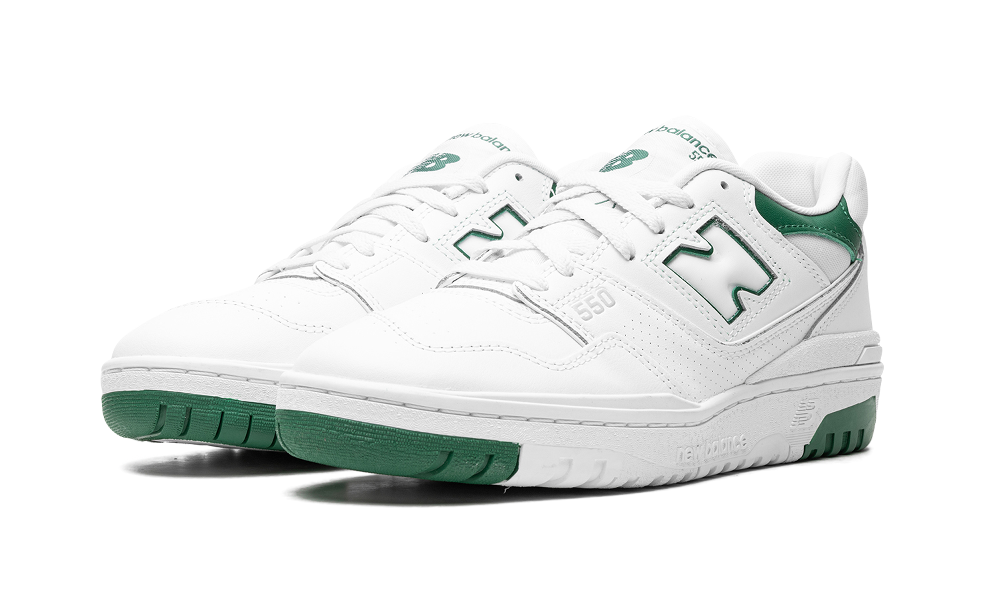 New Balance 550 White Classic Green - resellguru.app