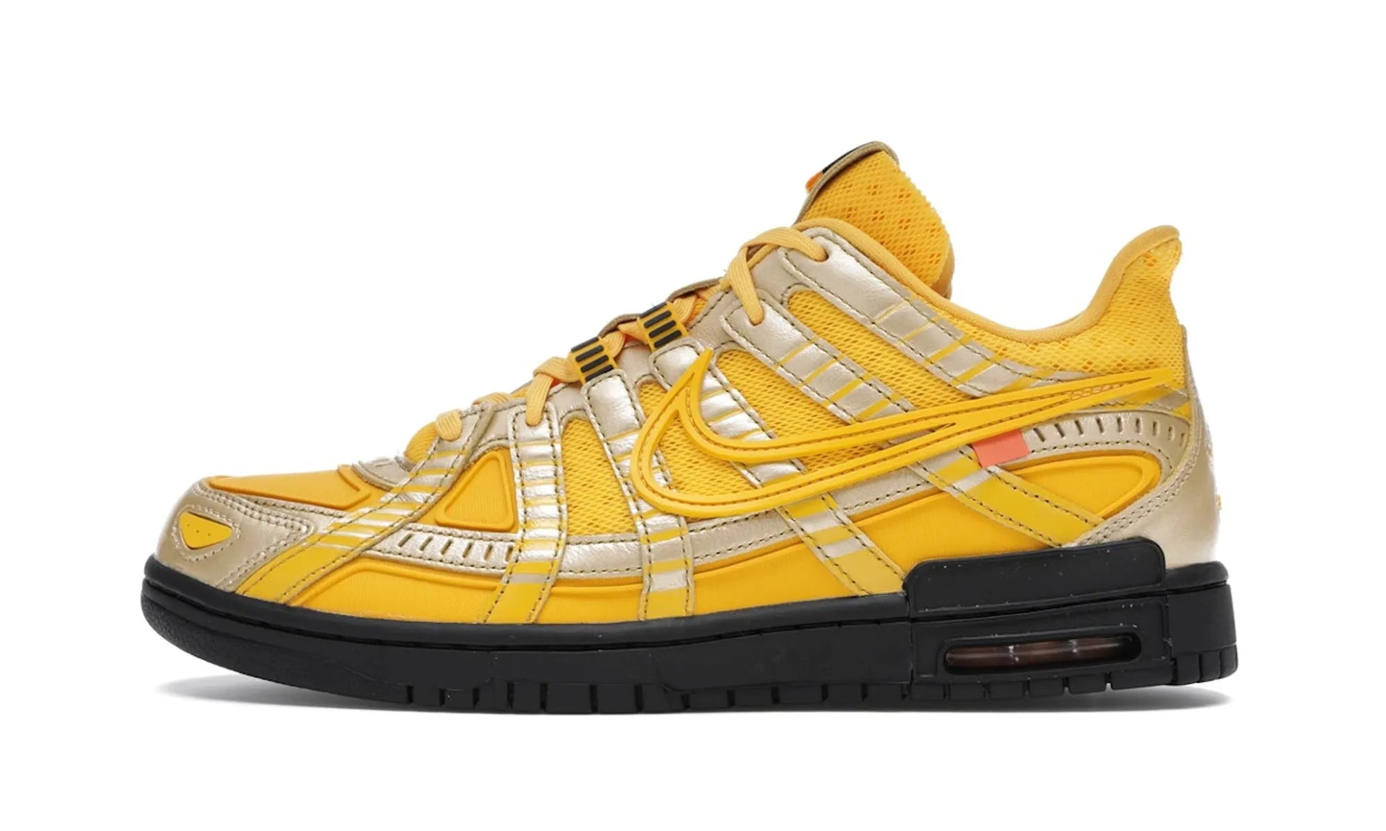 Nike Air Rubber Dunk Off-White University Gold - resellguru.app