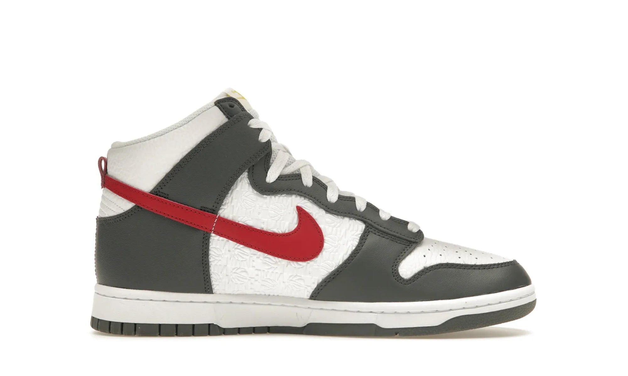Nike Dunk High Embossed Basketball Grey Red - resellguru.app