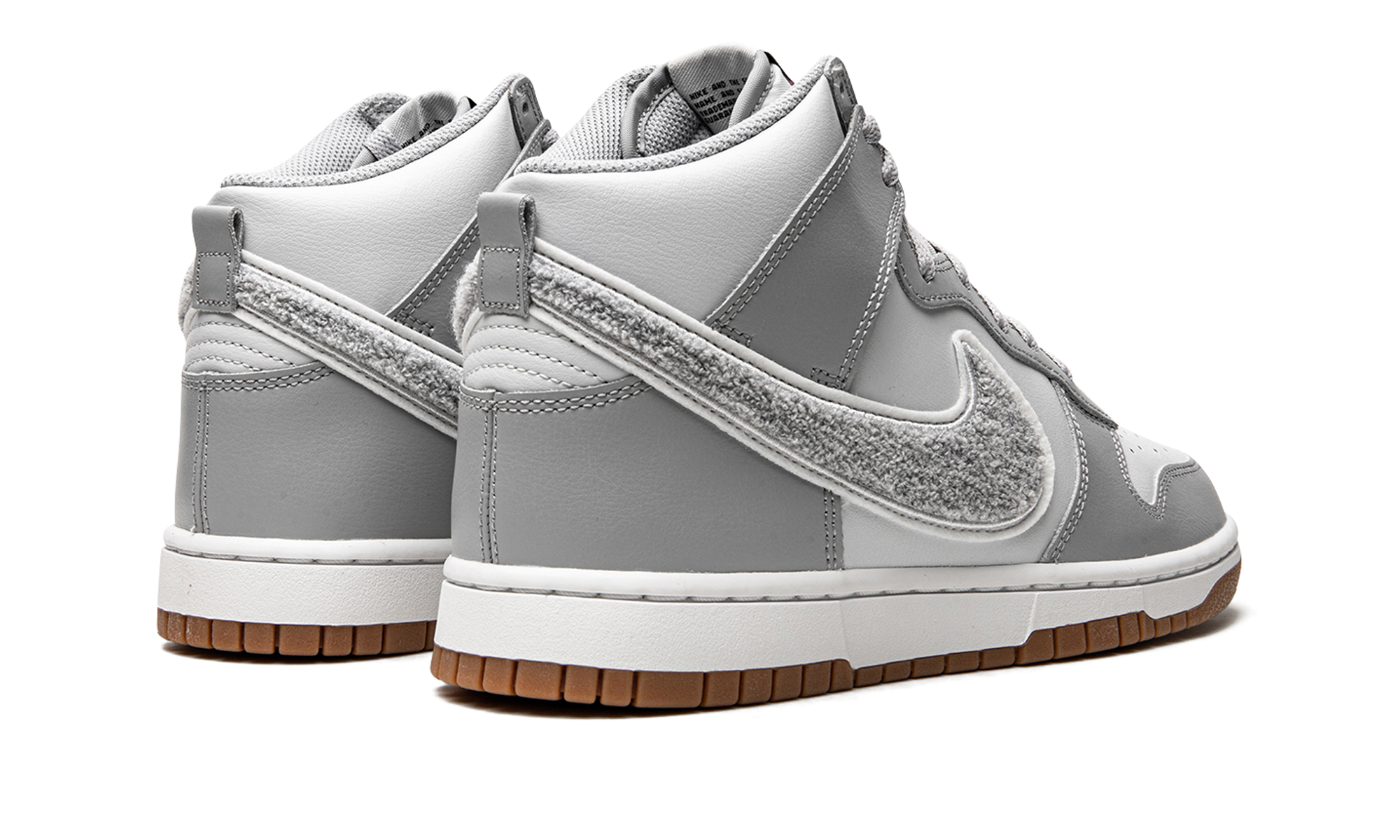 Nike Dunk High University Chenille Swoosh Light Smoke Grey - resellguru.app
