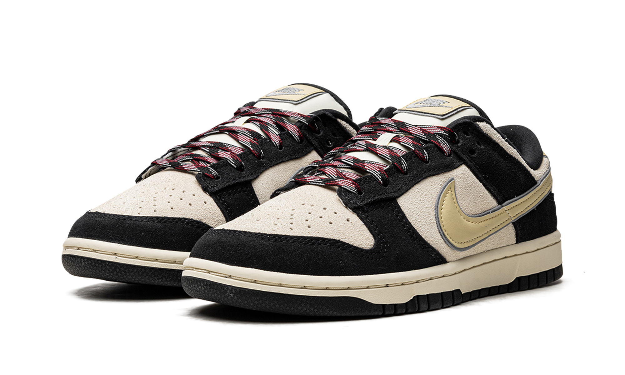 Nike Dunk Low LX Black Suede Team Gold - resellguru.app