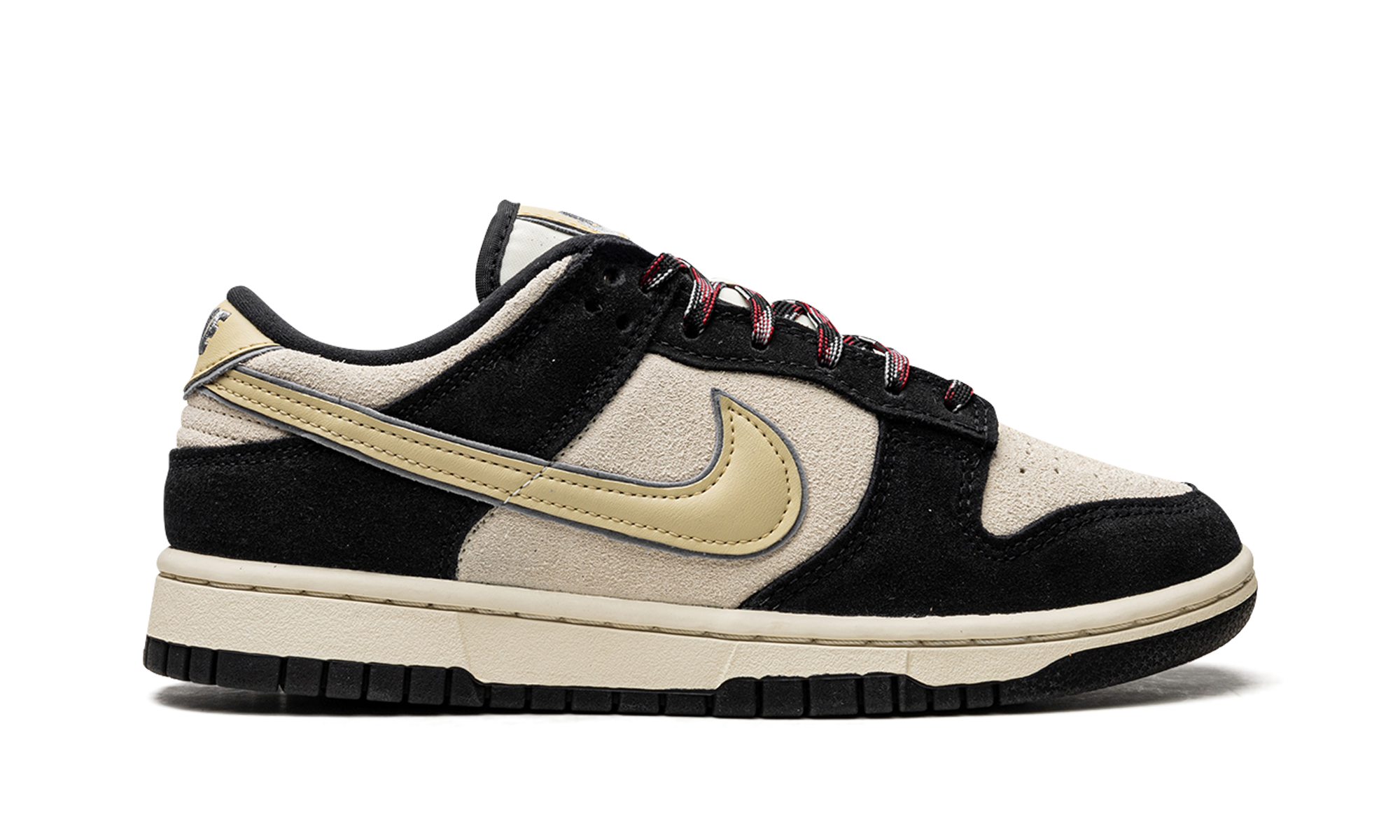 Nike Dunk Low LX Black Suede Team Gold - resellguru.app