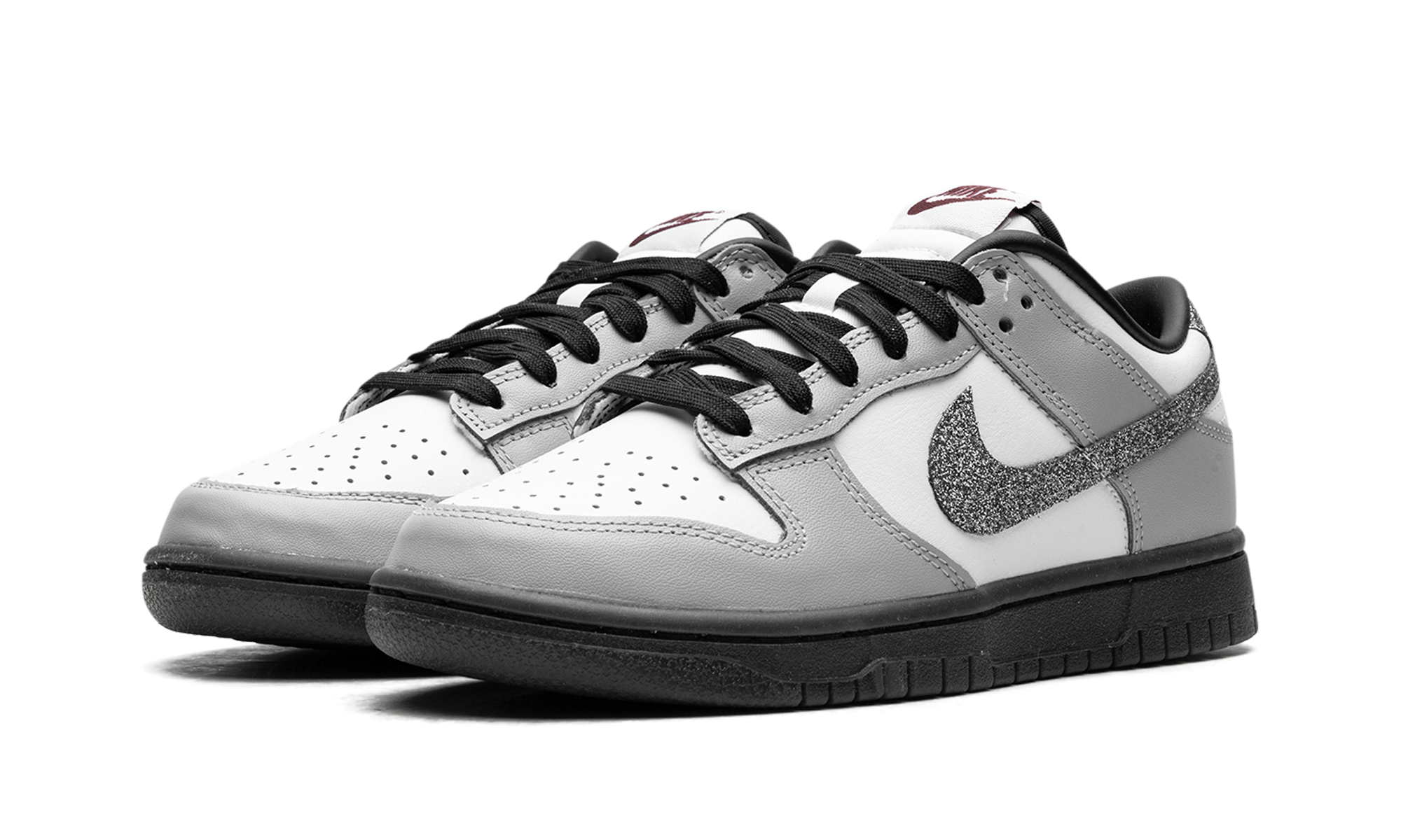 Nike Dunk Low LX Glitter Swoosh White Light Smoke Grey - resellguru.app