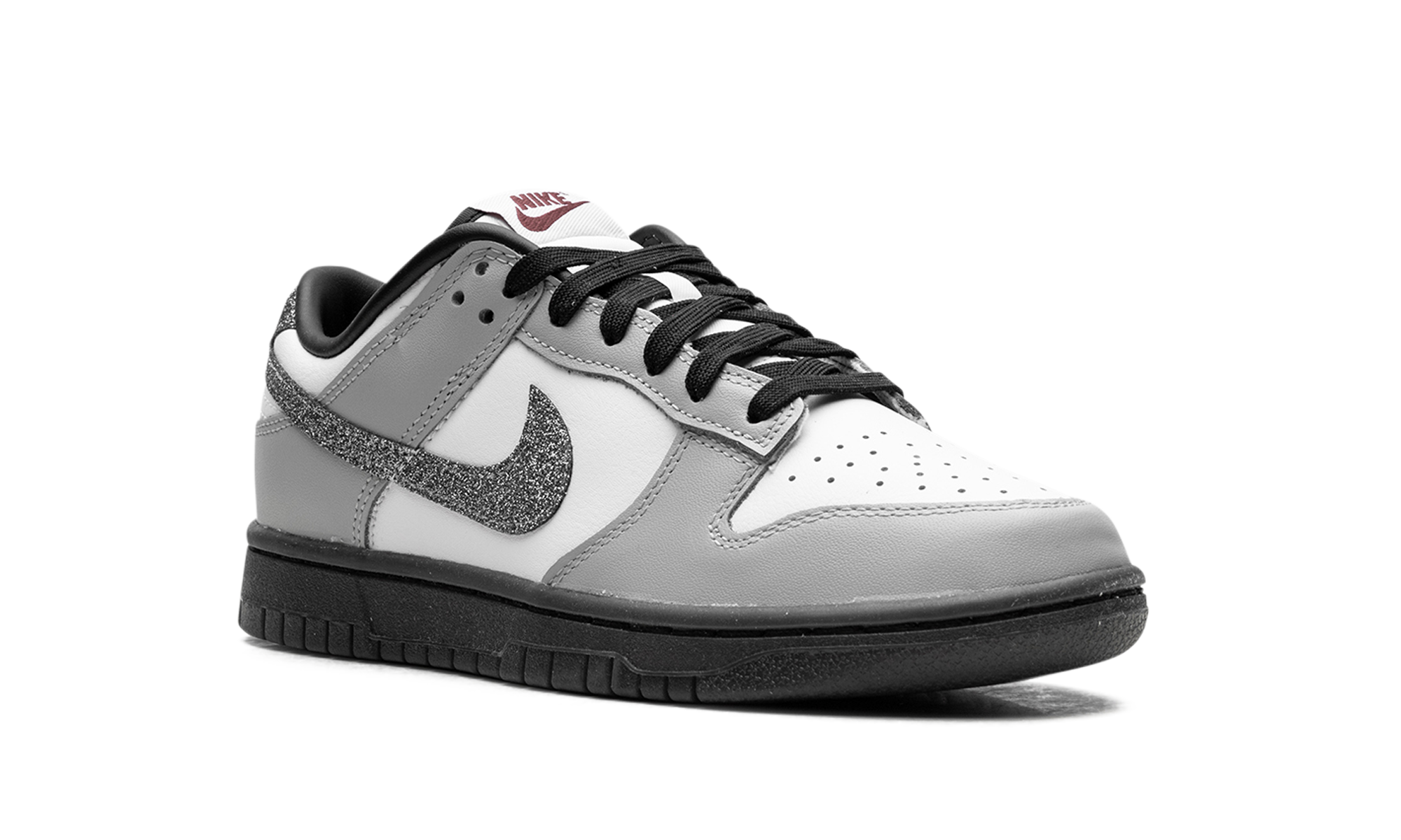 Nike Dunk Low LX Glitter Swoosh White Light Smoke Grey - resellguru.app