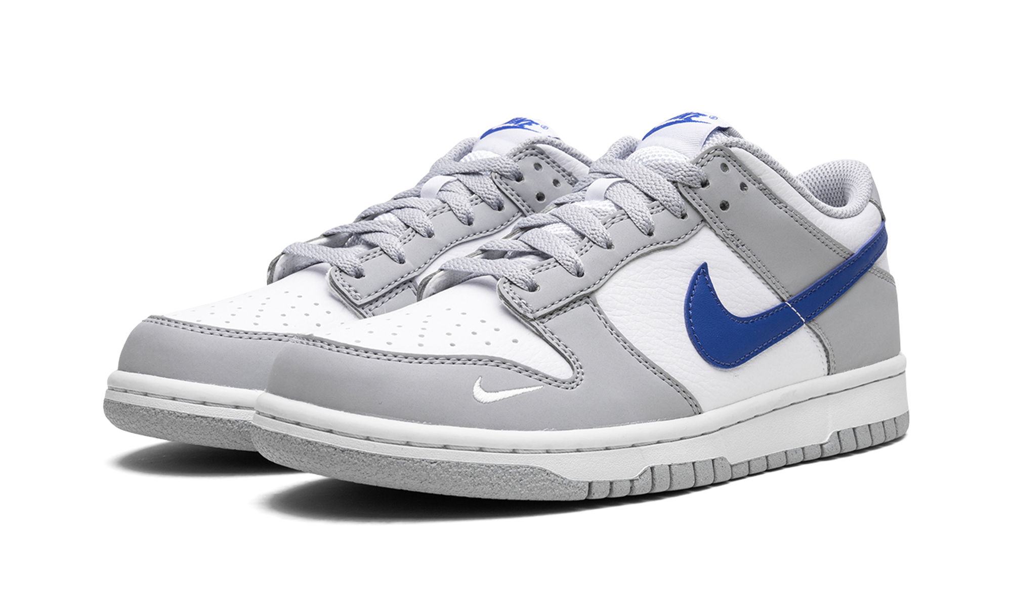 Nike Dunk Low Mini Swoosh Wolf Grey Game Royal - resellguru.app