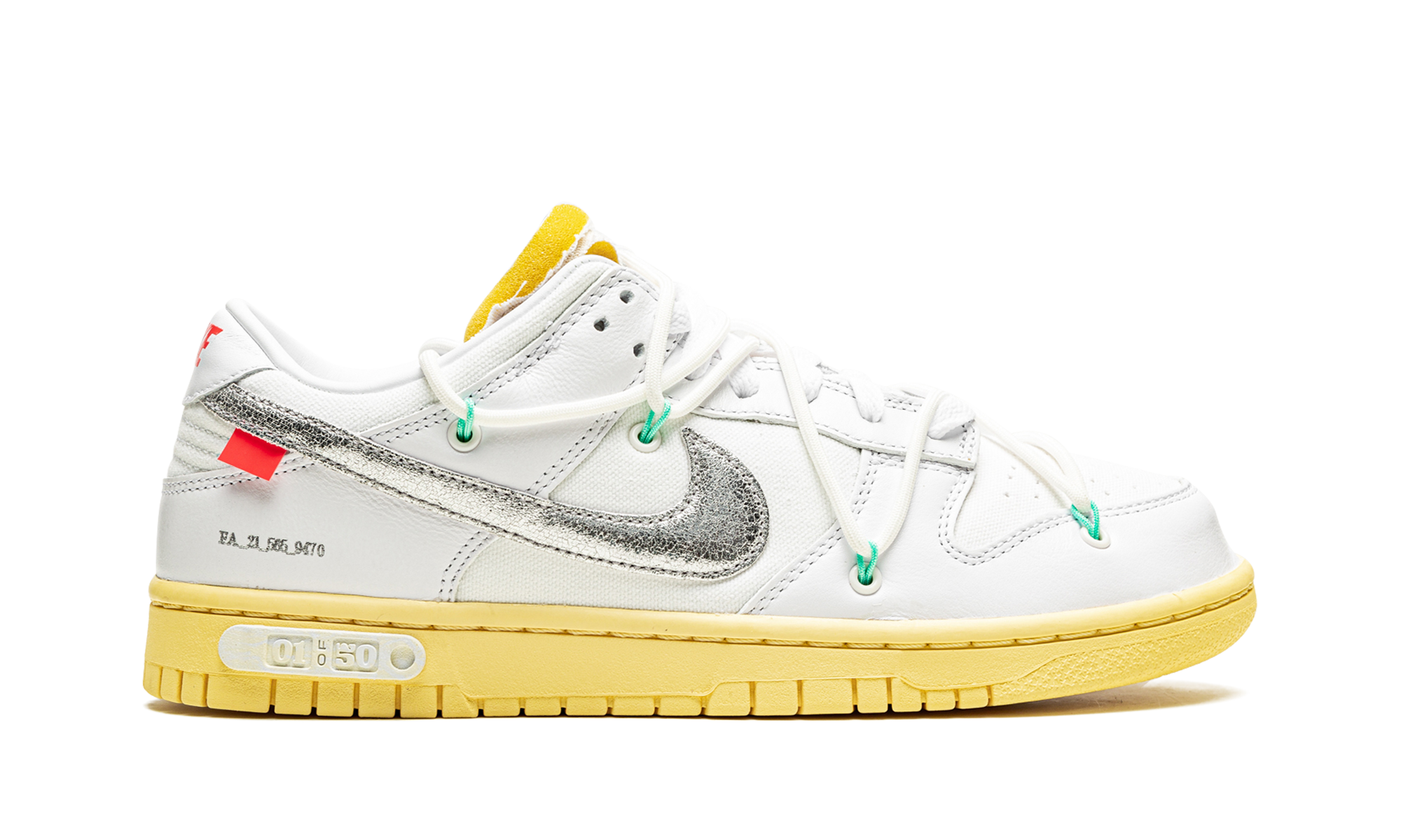 Nike Dunk Low Off-White Lot 1 - resellguru.app