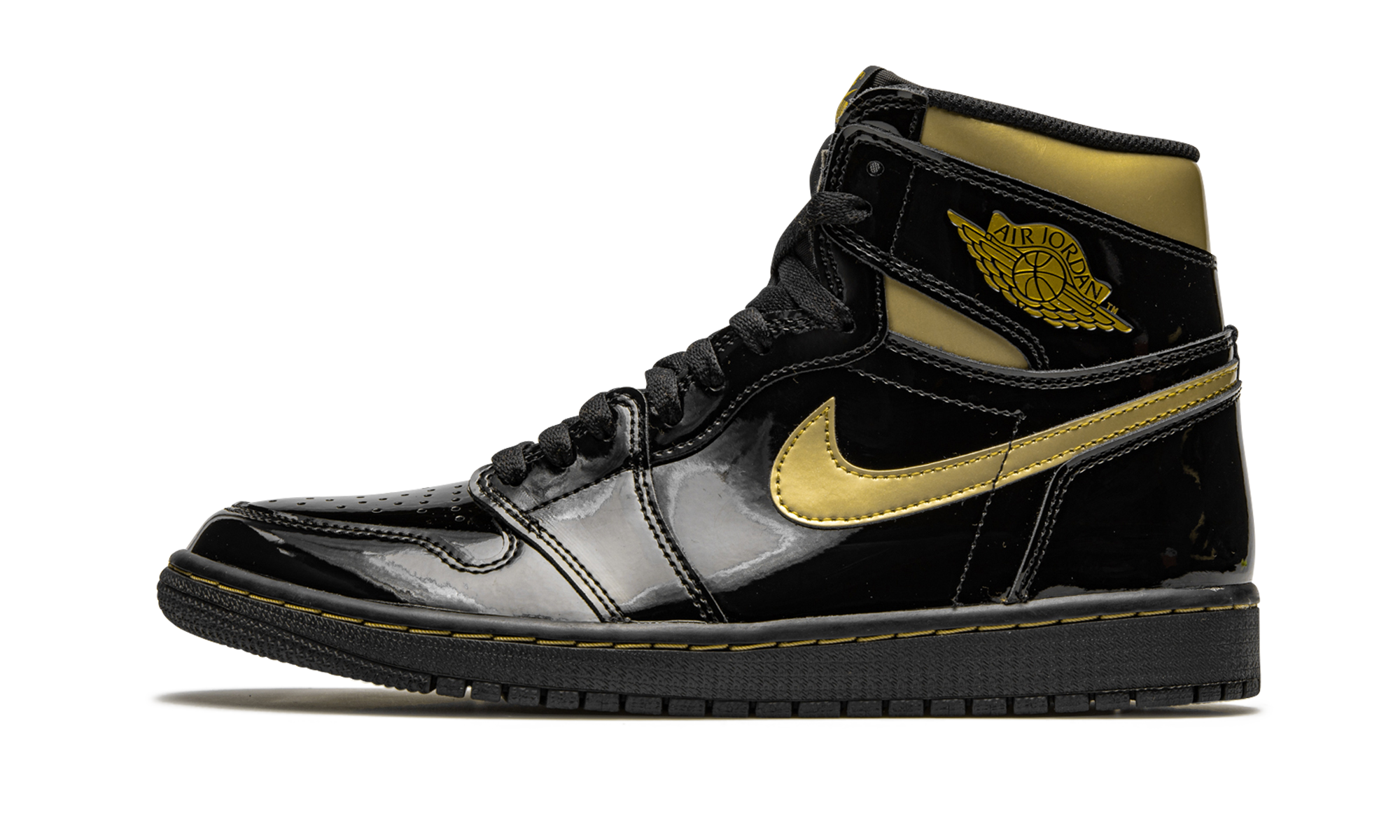 Air Jordan 1 Retro High Black Metallic Gold (2020) - resellguru.app