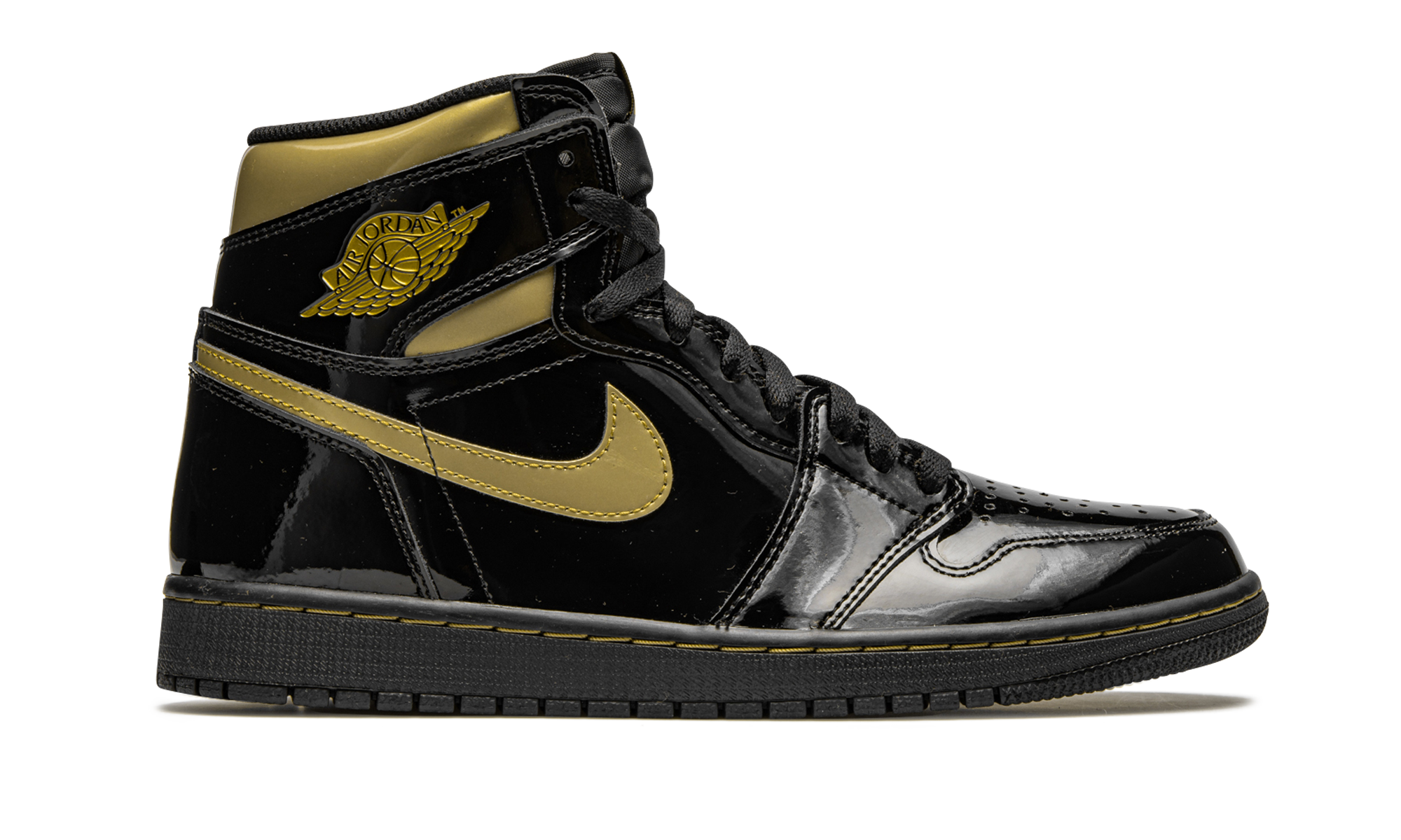 Air Jordan 1 Retro High Black Metallic Gold (2020) - resellguru.app