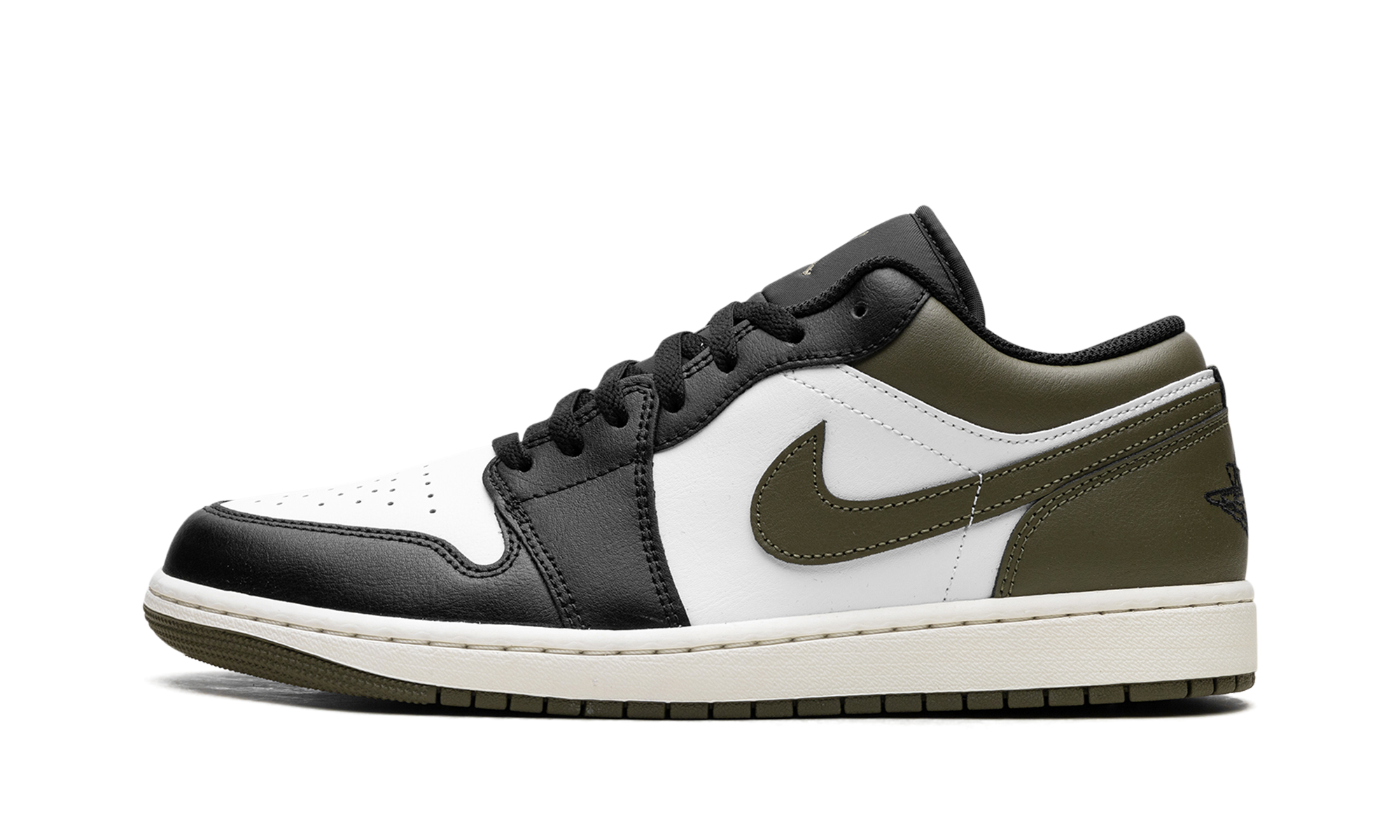 Air Jordan 1 Low Black Toe Medium Olive - resellguru.app