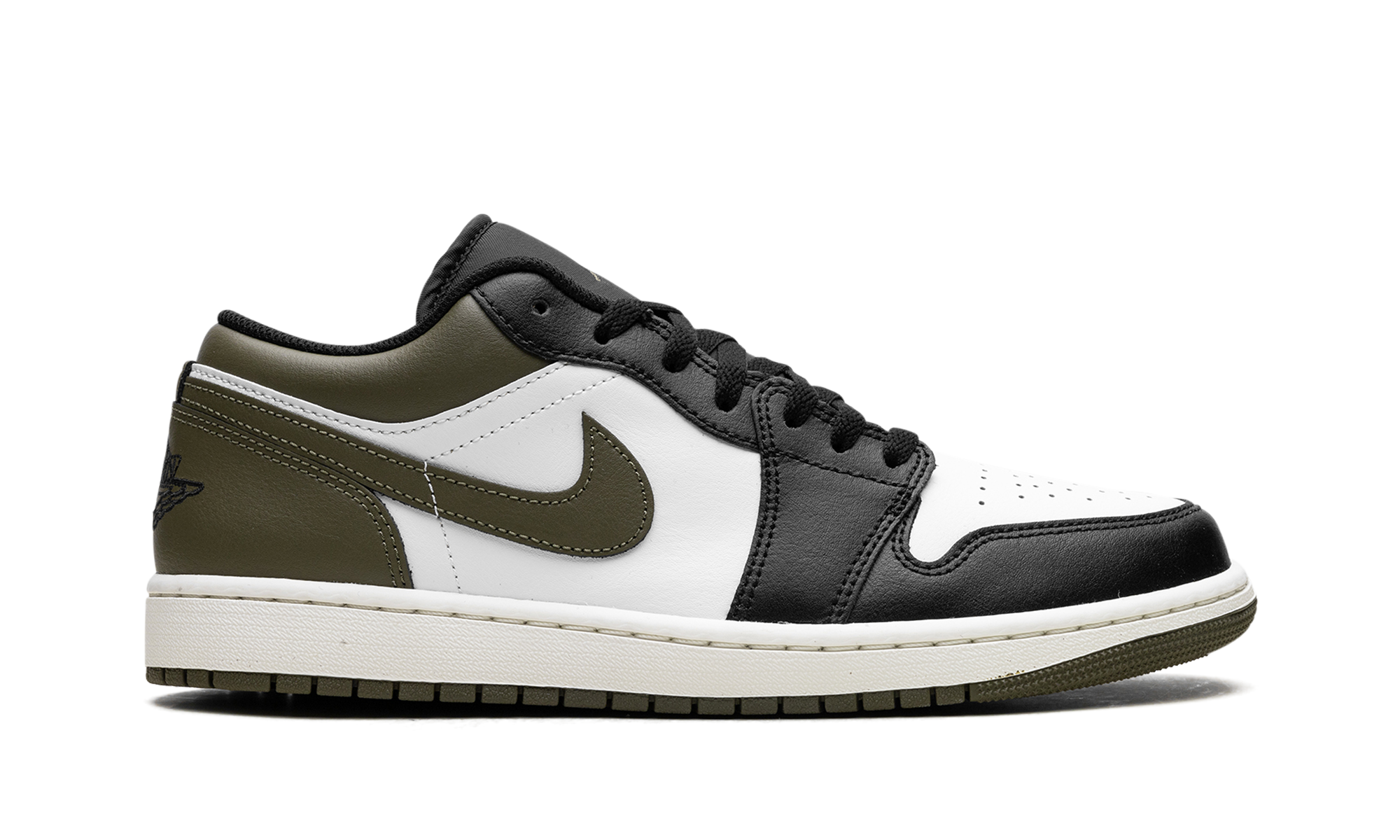 Air Jordan 1 Low Black Toe Medium Olive - resellguru.app