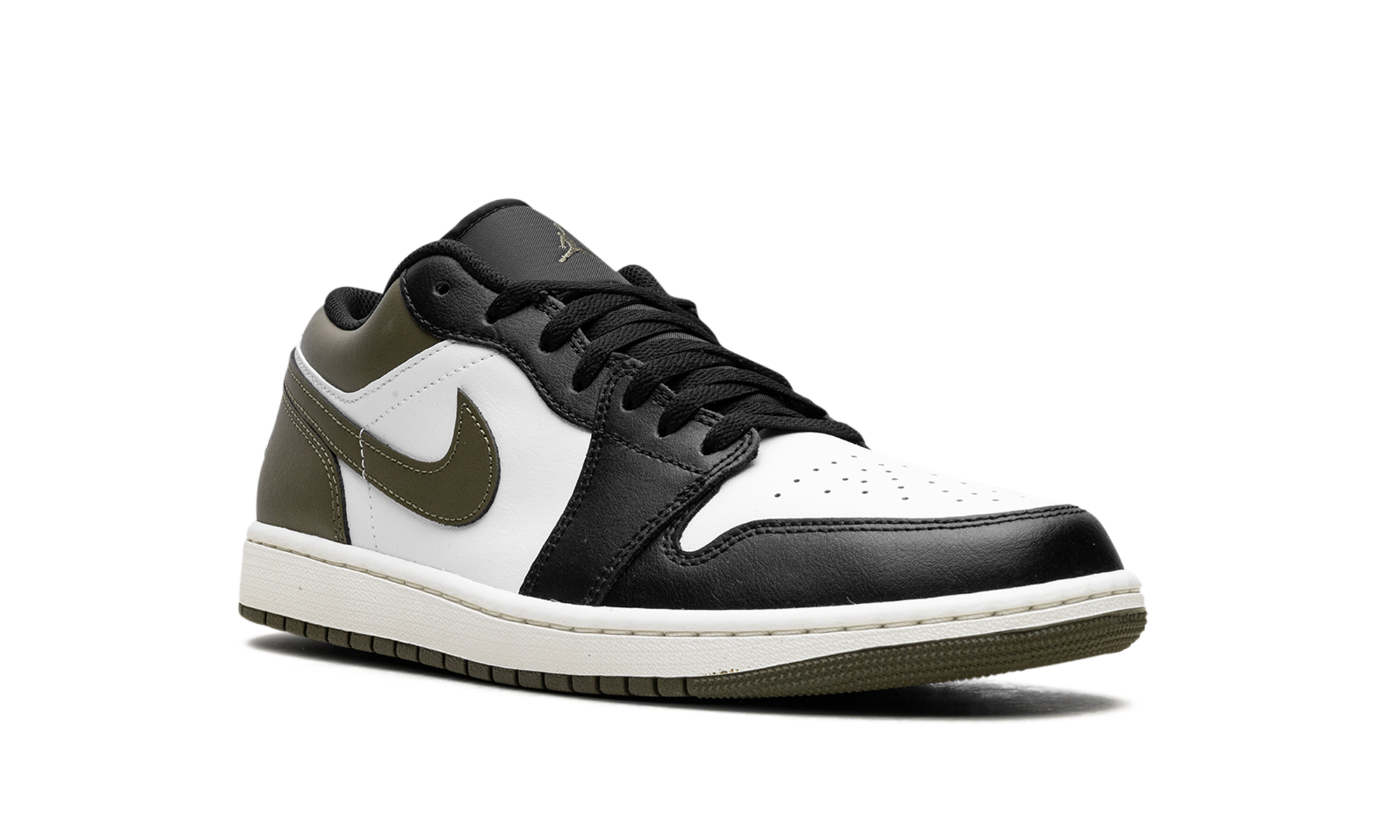 Air Jordan 1 Low Black Toe Medium Olive - resellguru.app