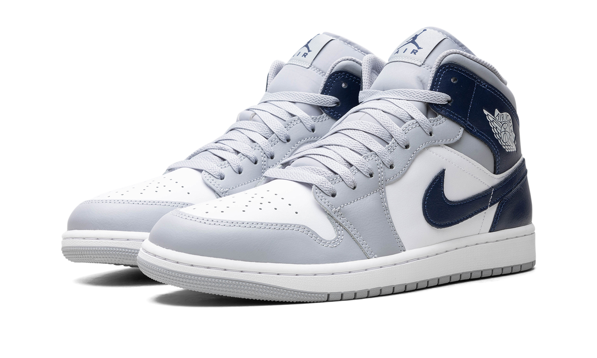 Air Jordan 1 Mid Wolf Grey Midnight Navy - resellguru.app