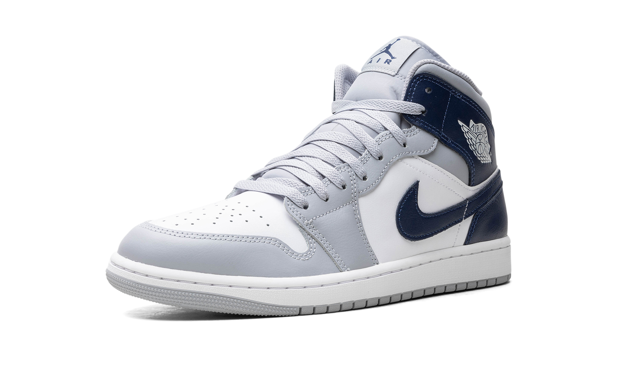 Air Jordan 1 Mid Wolf Grey Midnight Navy - resellguru.app