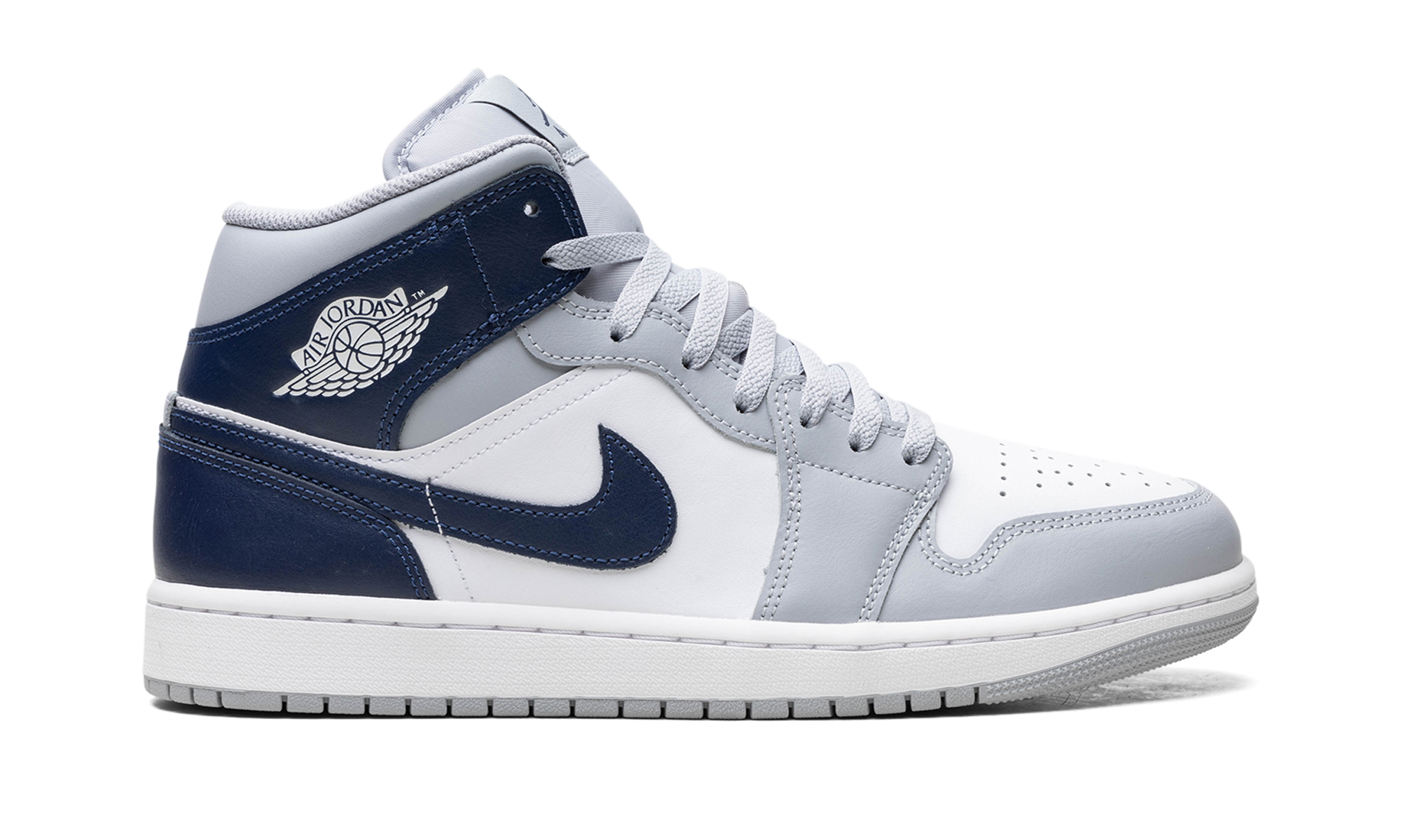 Air Jordan 1 Mid Wolf Grey Midnight Navy - resellguru.app