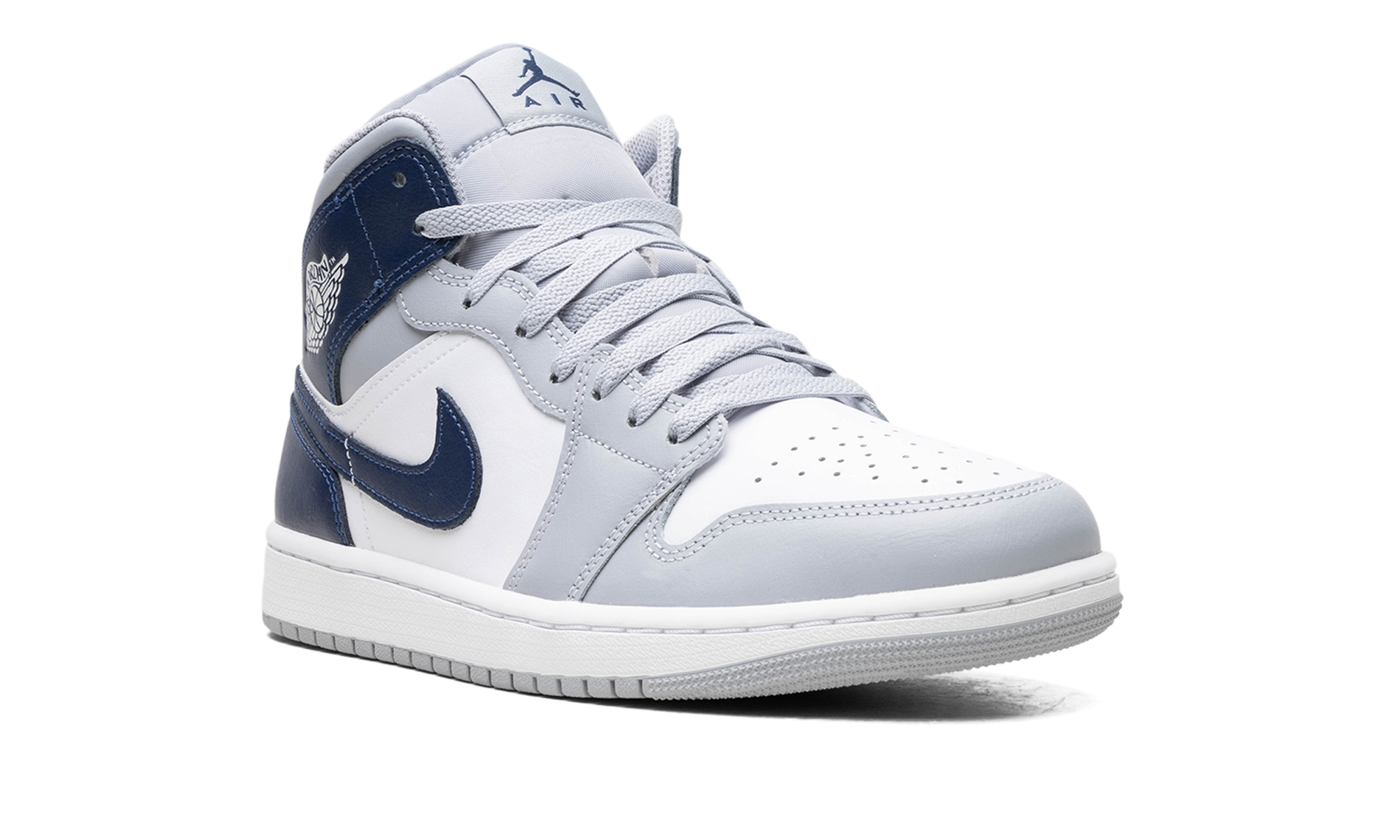 Air Jordan 1 Mid Wolf Grey Midnight Navy - resellguru.app
