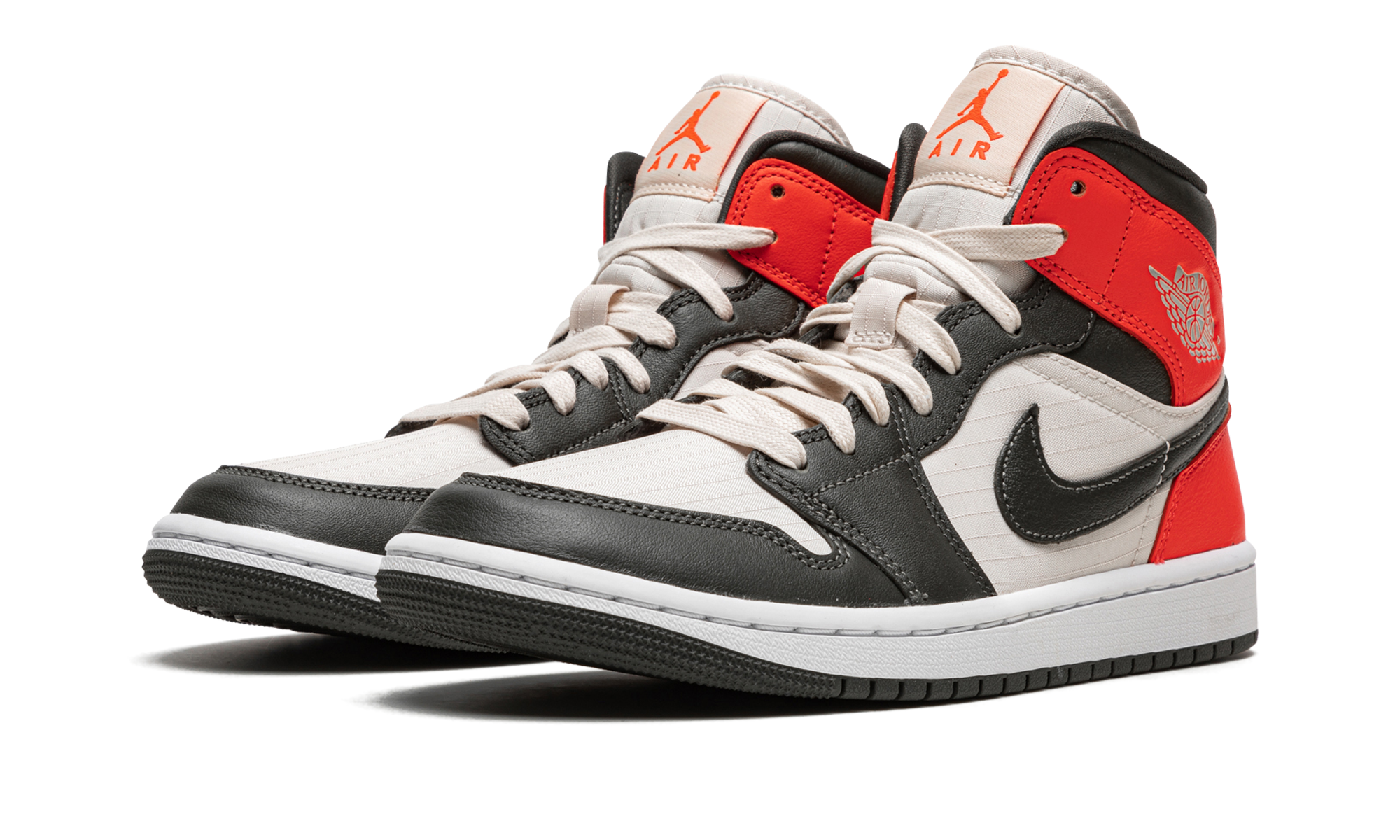 Air Jordan 1 Mid Newsprint Light Orewood Brown - resellguru.app