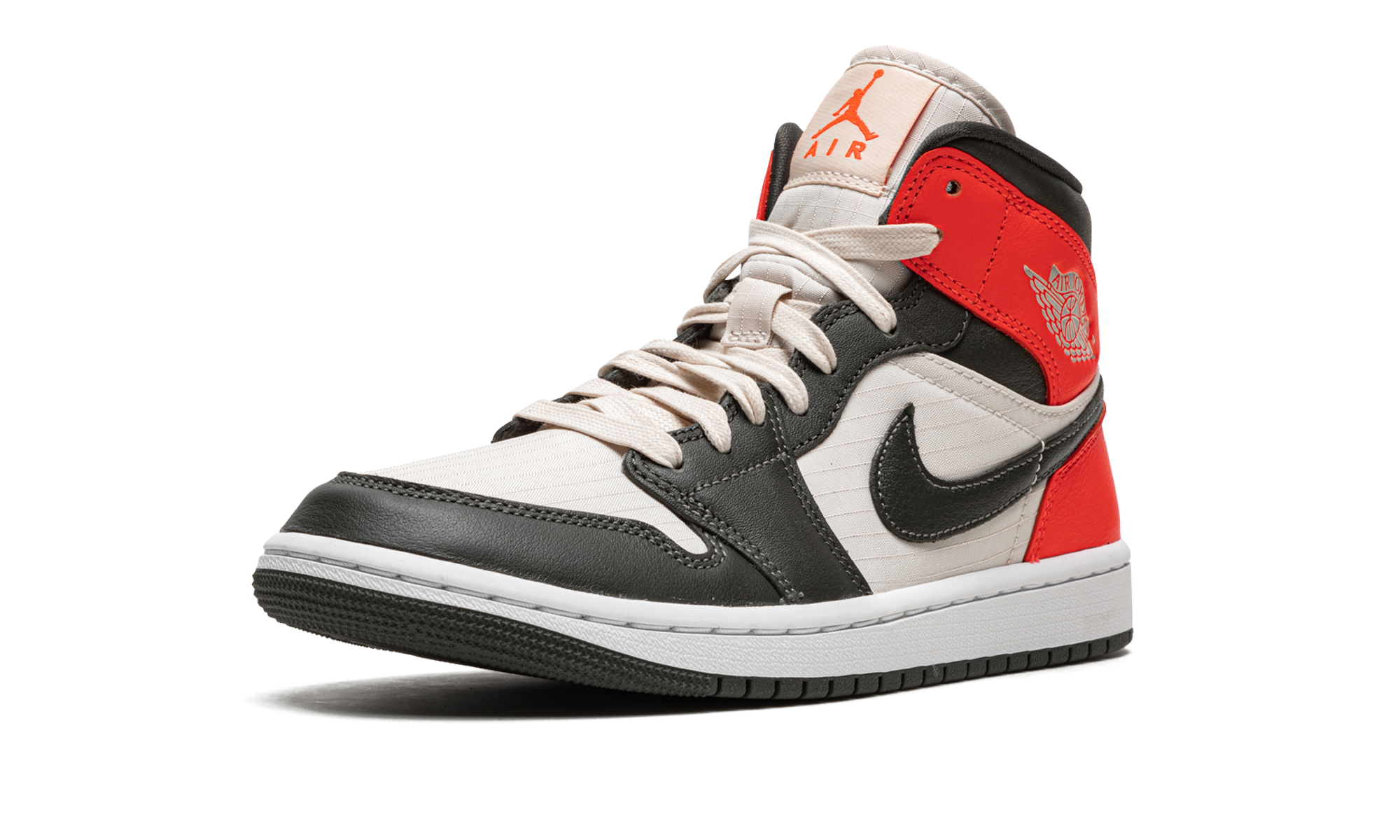 Air Jordan 1 Mid Newsprint Light Orewood Brown - resellguru.app