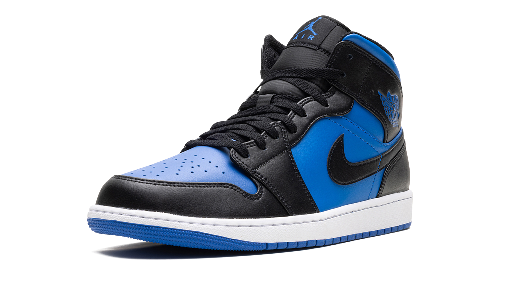 Air Jordan 1 Mid Black Royal Blue - resellguru.app