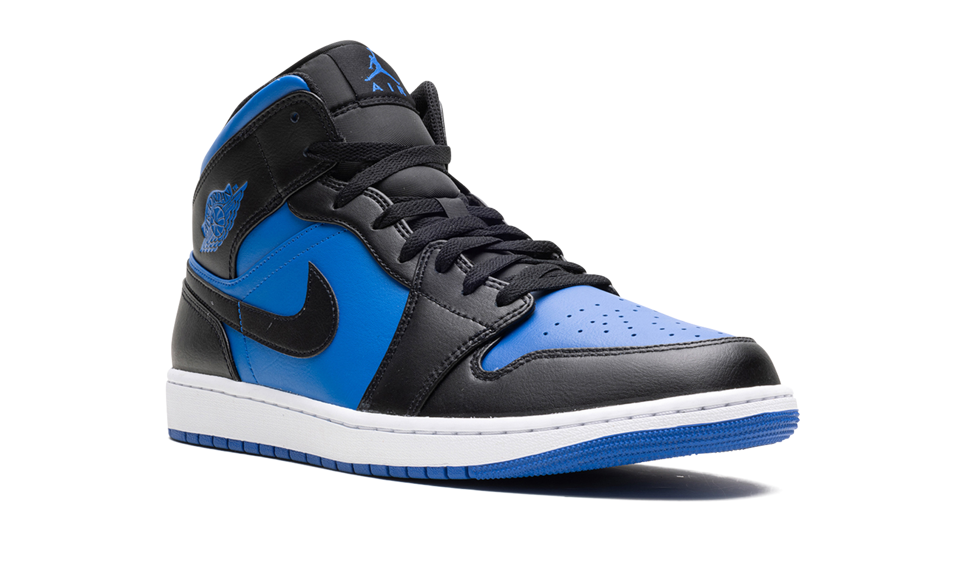 Air Jordan 1 Mid Black Royal Blue - resellguru.app