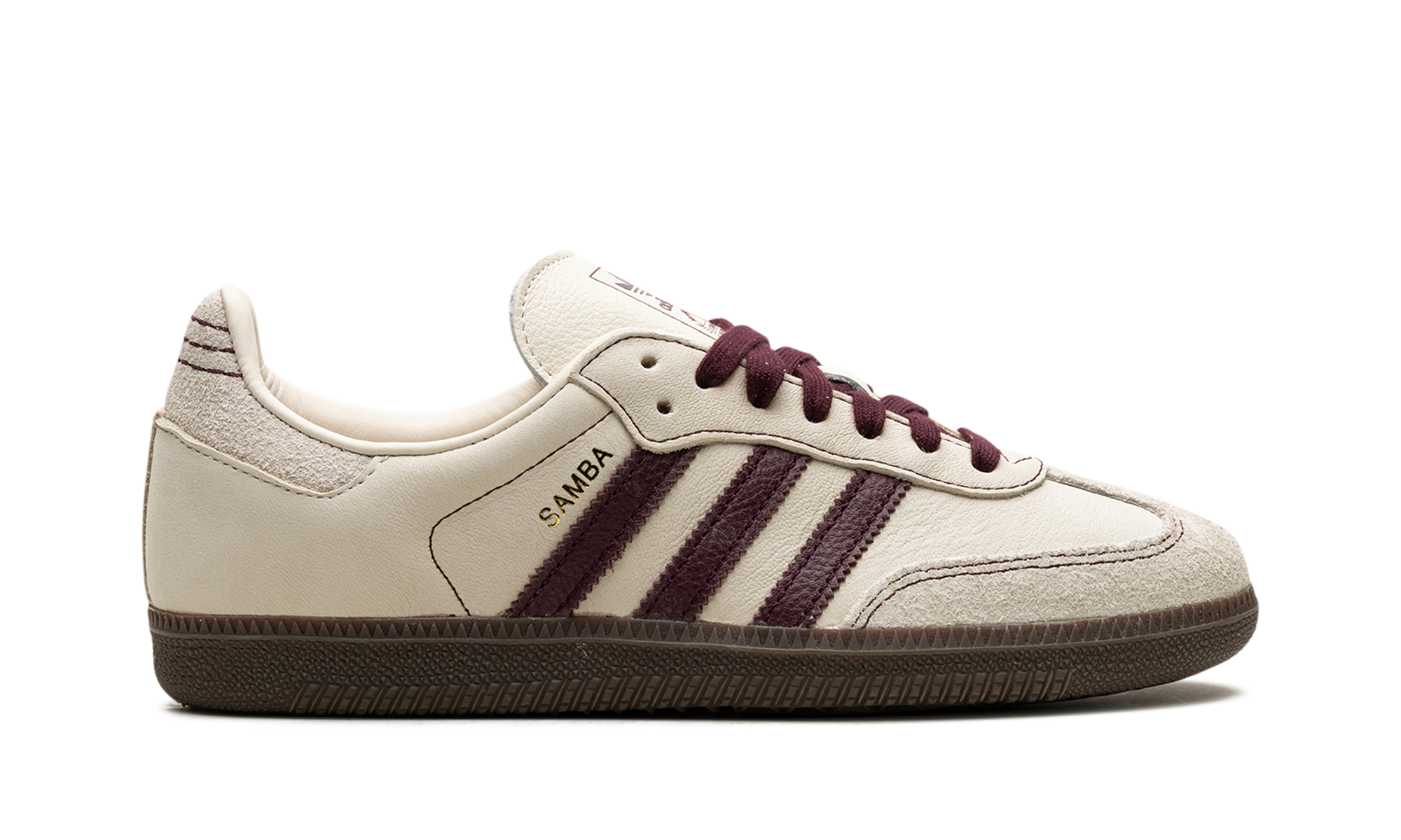 Adidas Samba OG Wonder White Maroon - resellguru.app
