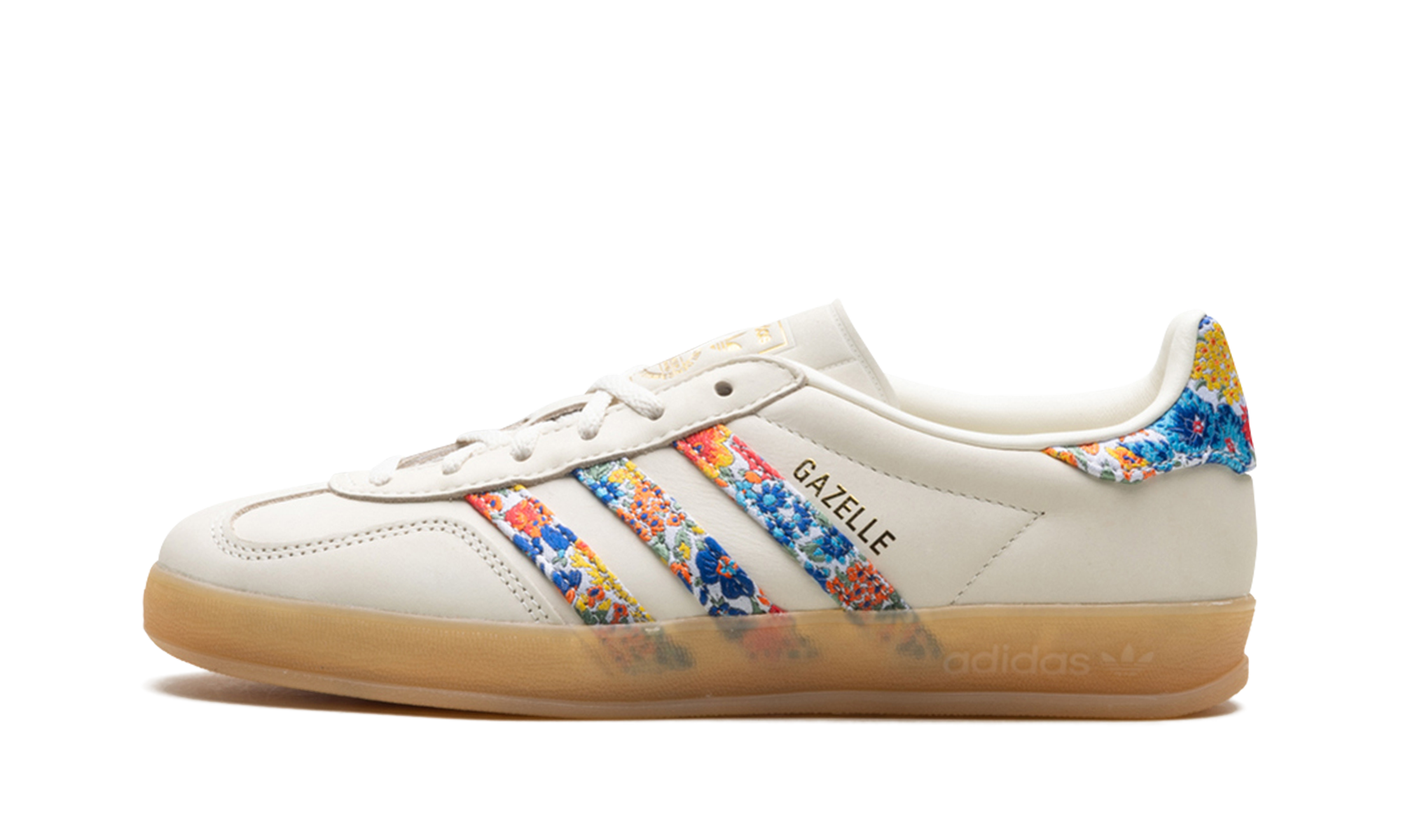 Adidas Gazelle Indoor Liberty London Floral Embroidery Stripes - resellguru.app