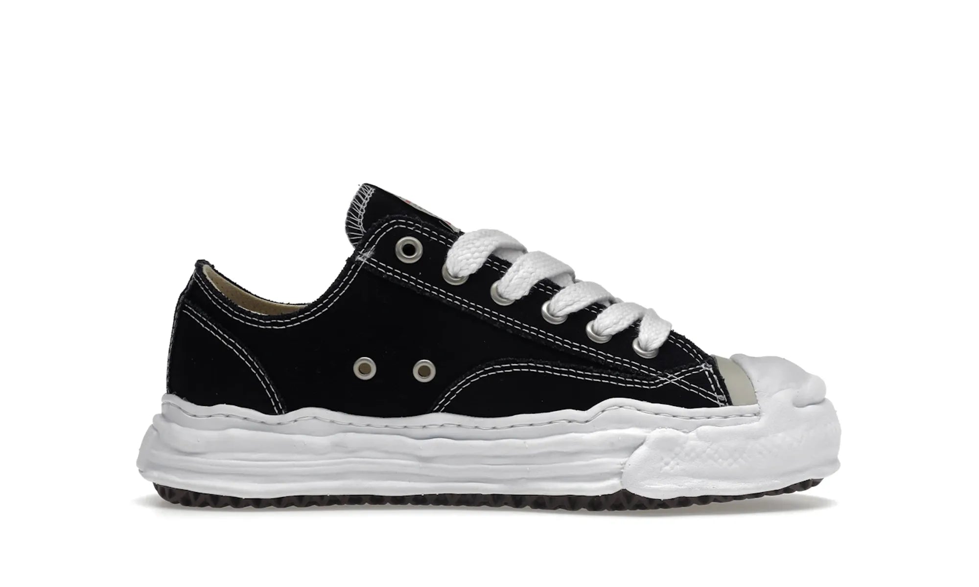 Maison Mihara Yasuhiro Hank OG Sole Canvas Low Black - resellguru.app