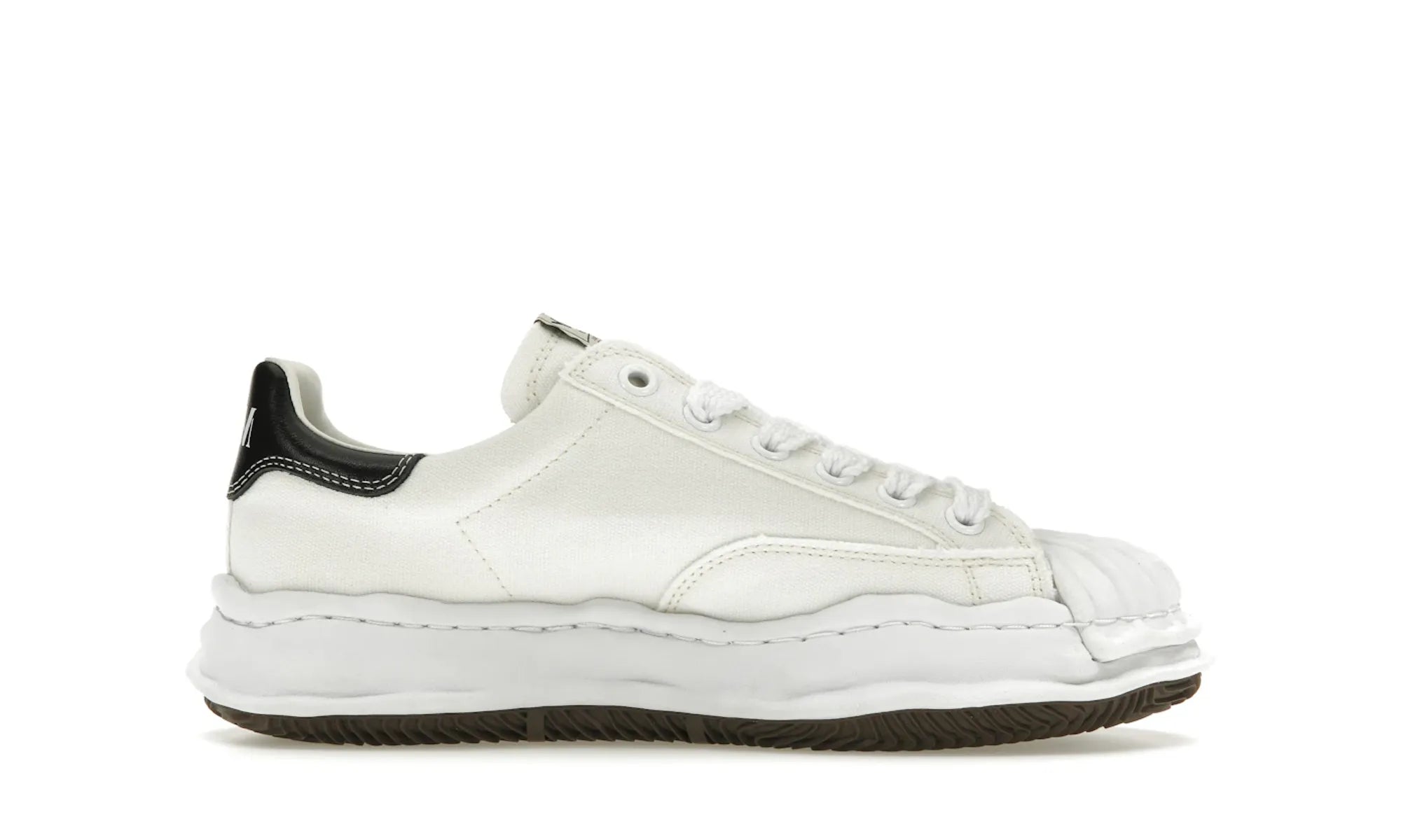 Maison Mihara Yasuhiro Blakey OG Sole Canvas Low White - resellguru.app